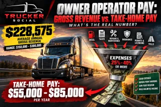 Owner-Operator Pay: Gross Revenue vs Take-Home Pay