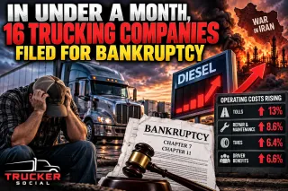 In Under a Month 16 Trucking Companies File for Bankruptcy