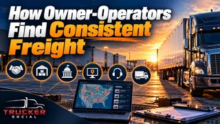 How Owner-Operators Find Consistent Freight