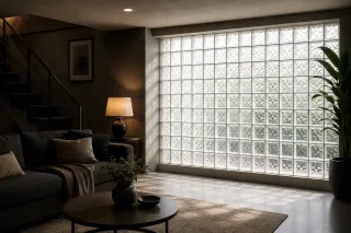 Can Glass Block Walls Brighten Dark Interior Spaces?