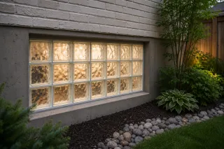 How Do Glass Block Windows Improve Basement Privacy?