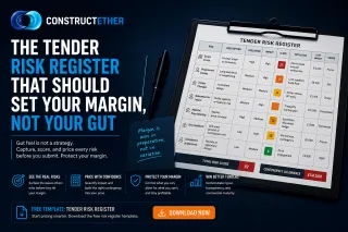 Tender Risk Register: Price Margin on Evidence