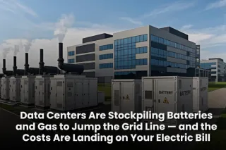Data Centers Are Stockpiling Batteries and Gas to Jump the Grid Line — and the Costs Are Landing on Your Electric Bill