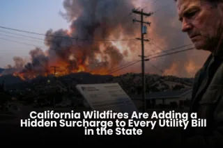 California Wildfires Are Adding a Hidden Surcharge to Every Utility Bill in the State