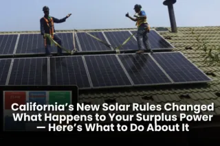California’s New Solar Rules Changed What Happens to Your Surplus Power — Here’s What to Do About It