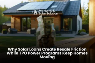 Why Solar Loans Create Resale Friction While TPO Power Programs Keep Homes Moving