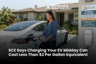 SCE Says Charging Your EV Midday Can Cost Less Than $2 Per Gallon Equivalent