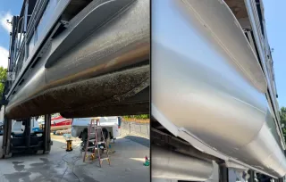 Pontoon Boat Detailing Lake Norman NC This Summer