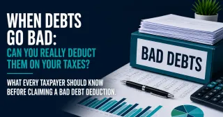When Debts Go Bad: Can You Really Deduct Them on Your Taxes?