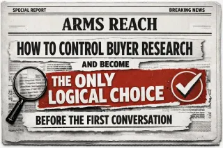 How to Control Buyer Research and Become the Only Logical Choice Before the First Conversation