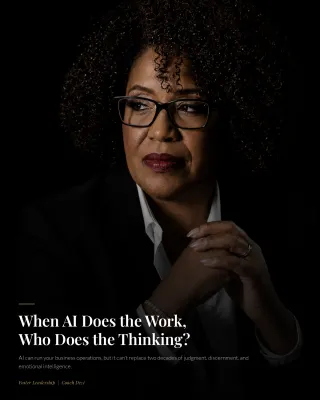 When AI Does the Work, Who Does the Thinking?