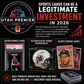 Sports Cards as an Investment in 2026 | Utah Premier Sports Cards Midway