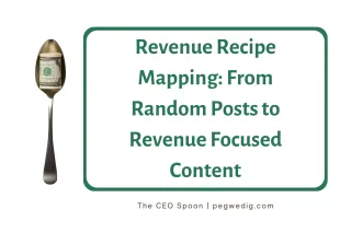 Revenue Recipe Mapping: From Random Posts to Revenue Focused Content