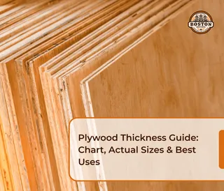Plywood Thickness Guide: Chart, Actual Sizes & Best Uses
