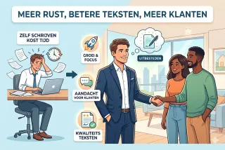 Je bent makelaar. Geen tekstschrijver.
