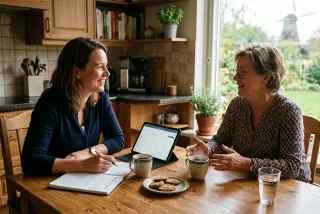 De makelaar die tijd had voor koffie aan de keukentafel