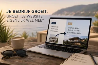 Je bedrijf groeit sneller dan je website