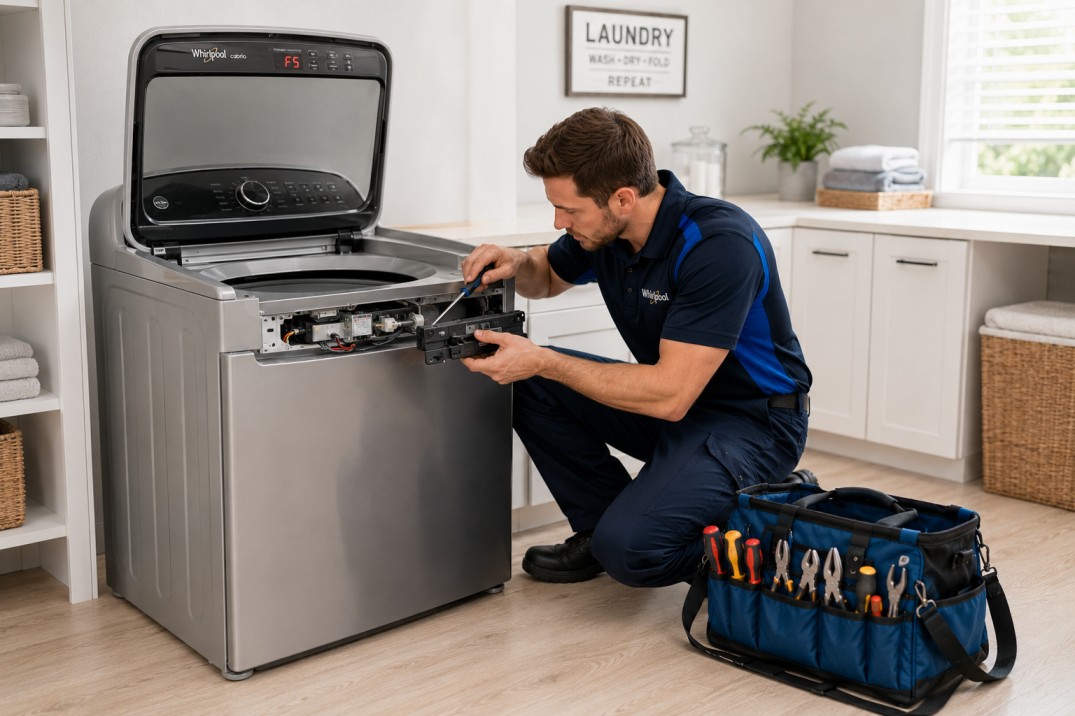 How to Fix the F5 Error on Whirlpool Cabrio Washing Machines 