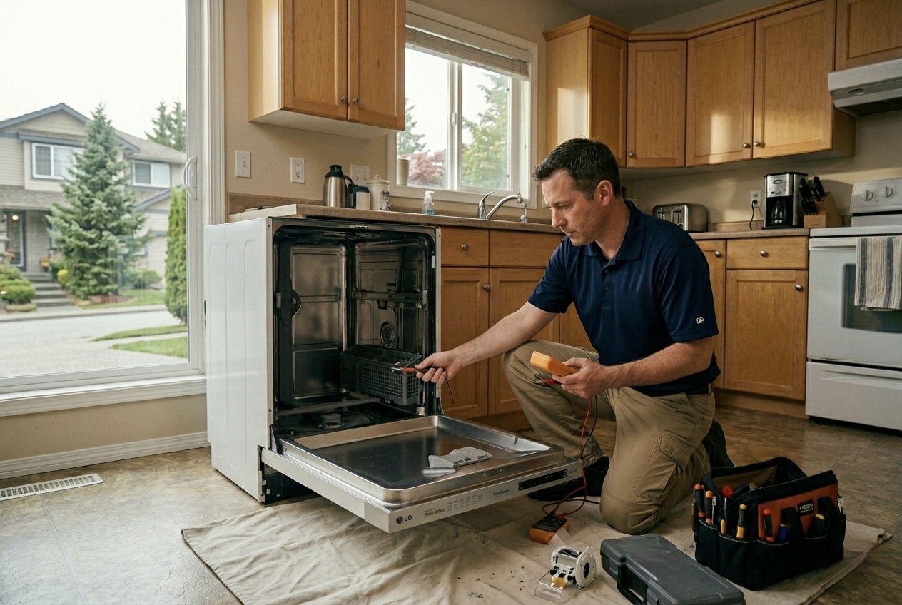 LG Dishwasher BE Code: Causes and Quick Fixes