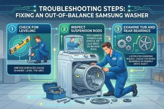 Troubleshooting an Off Balance Samsung Washer Drum 2026
