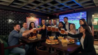 Experience the Excitement of a Football Game Night Irish pub with Live Music Times Square NYC