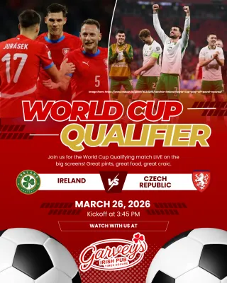 Catch the Action Live NYC: Garvey’s Irish Pub This Thursday at 3:45 PM