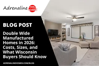 Double Wide Manufactured Homes in 2026: Costs, Sizes, and What Wisconsin Buyers Should Know