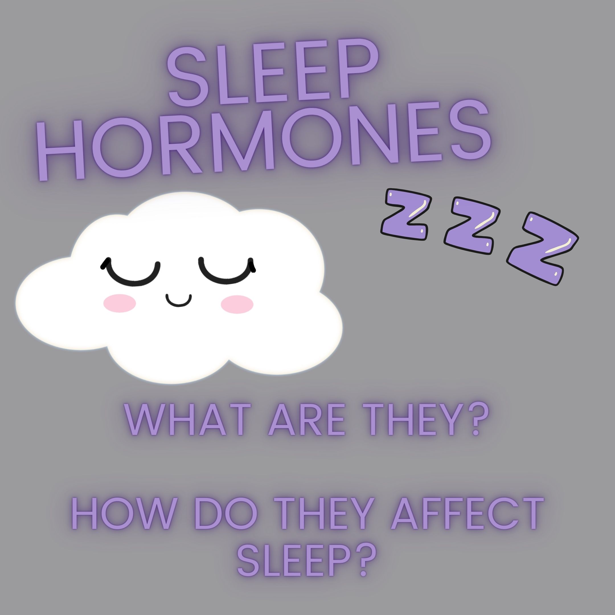 Sleep Hormones: The body's way of naturally inducing sleep at bedtime and keeping us alert through the day