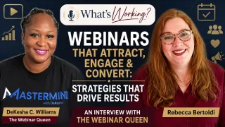 Creating Sales with Webinars & Workshops
