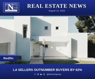 LA Sellers Outnumber Buyers By 62%