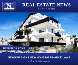 Newsom Signs New Housing Finance Laws