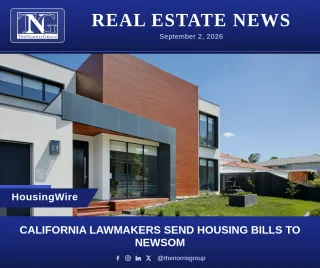California Lawmakers Send Housing Bills To Newsom