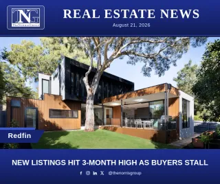 New Listings Hit 3-Month High As Buyers Stall