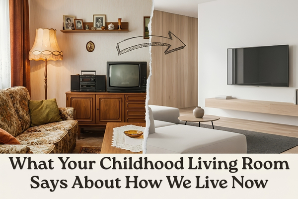What Your Childhood Living Room Says About How We Live Now