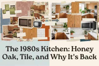 The 1980s Kitchen: Honey Oak, Tile, and Why It's Back