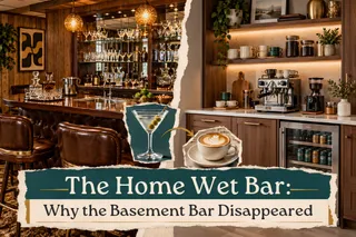 The Home Wet Bar: Why the Basement Bar Disappeared