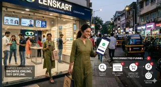 Lenskart Blends Online + Offline Seamlessly—Your Funnel Feels Disconnected