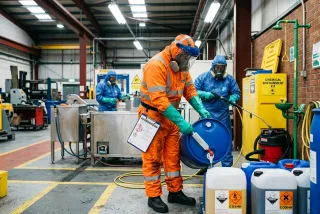 COSHH Compliance for Industrial Cleaning Contractors in Greater Manchester