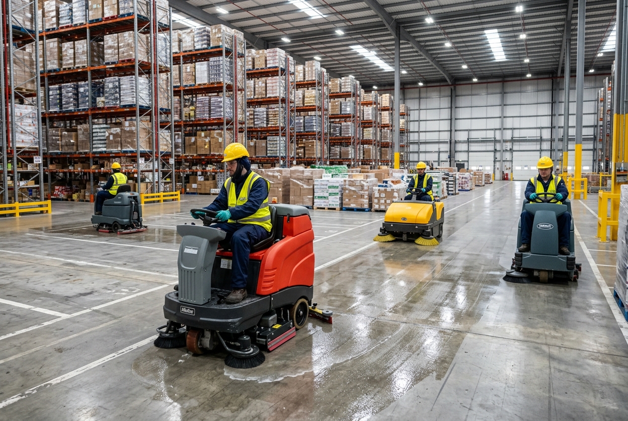 Industrial Cleaning for Logistics Hubs & Distribution Parks in Greater Manchester