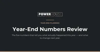 What numbers should a real estate agent review at the end of the year?