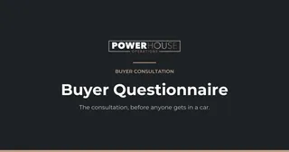 What should you ask a buyer before you start showing homes?