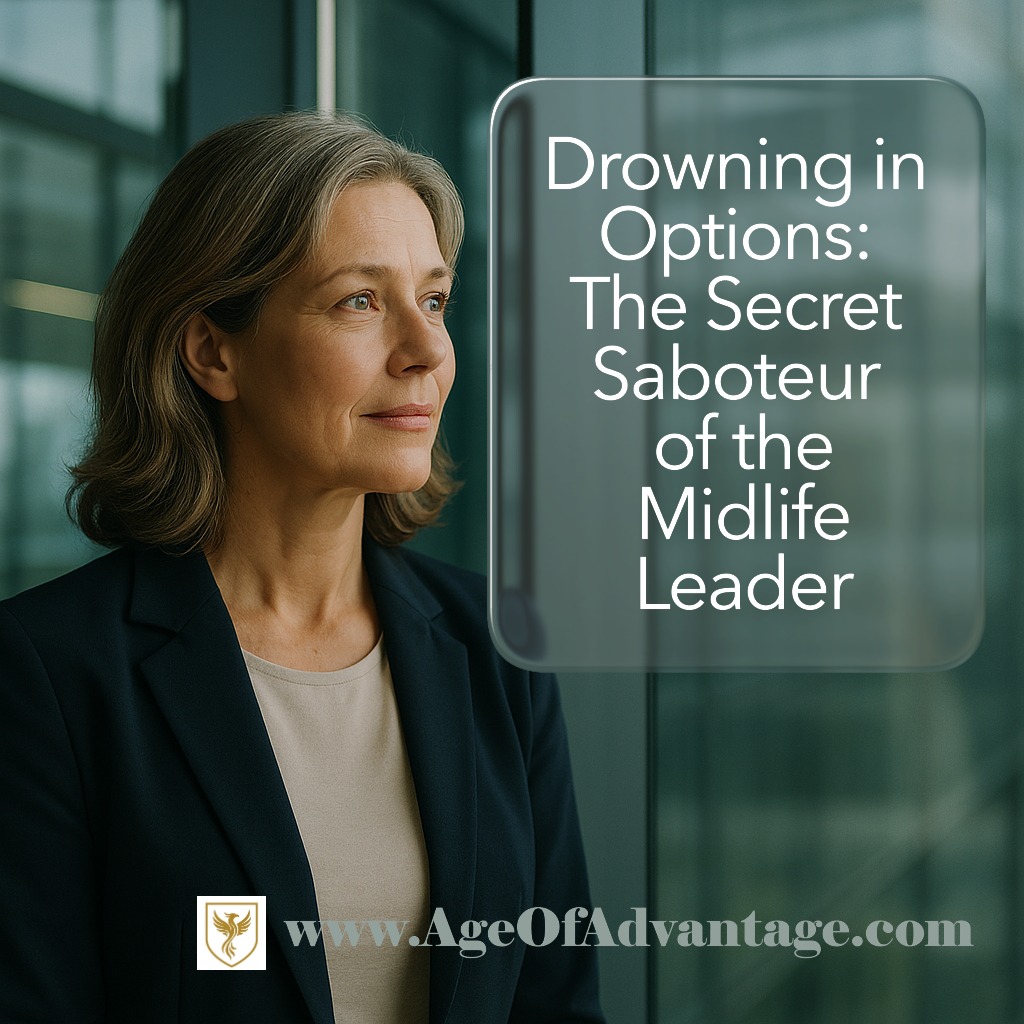 Drowning in Options: The Secret Saboteur of the Midlife Leader