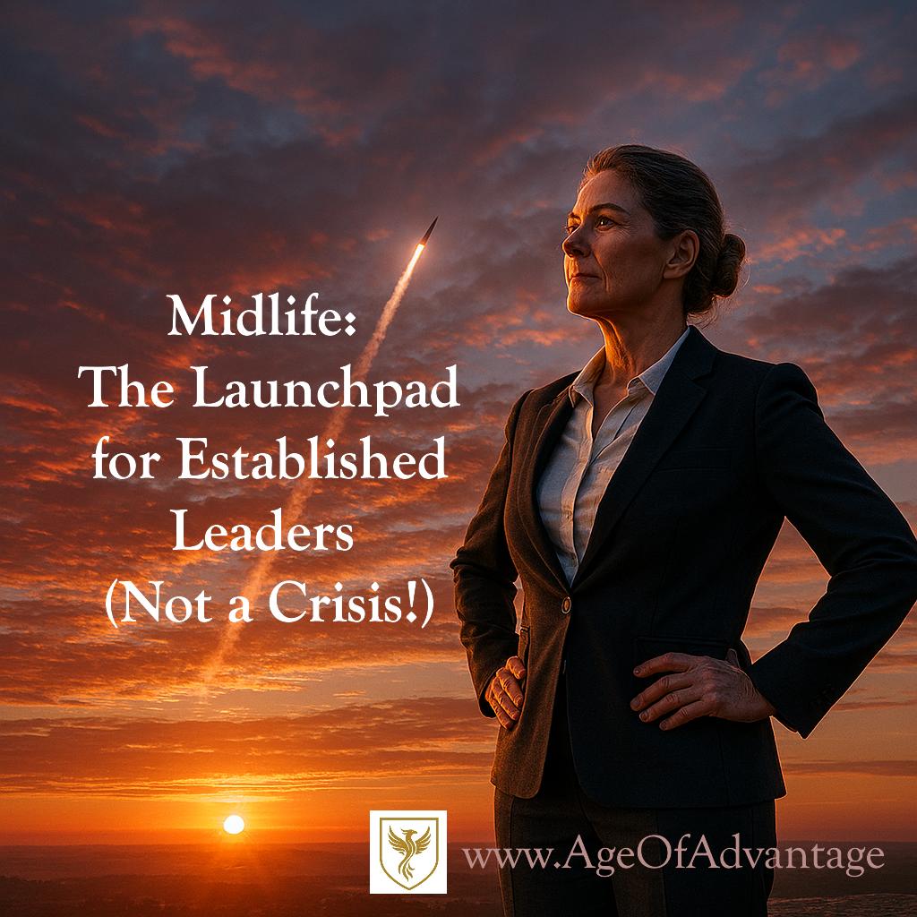 Midlife: The Launchpad for Established Leaders (Not a Crisis!)