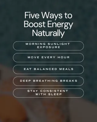 Boost Your Energy Naturally with 5 Simple Tips