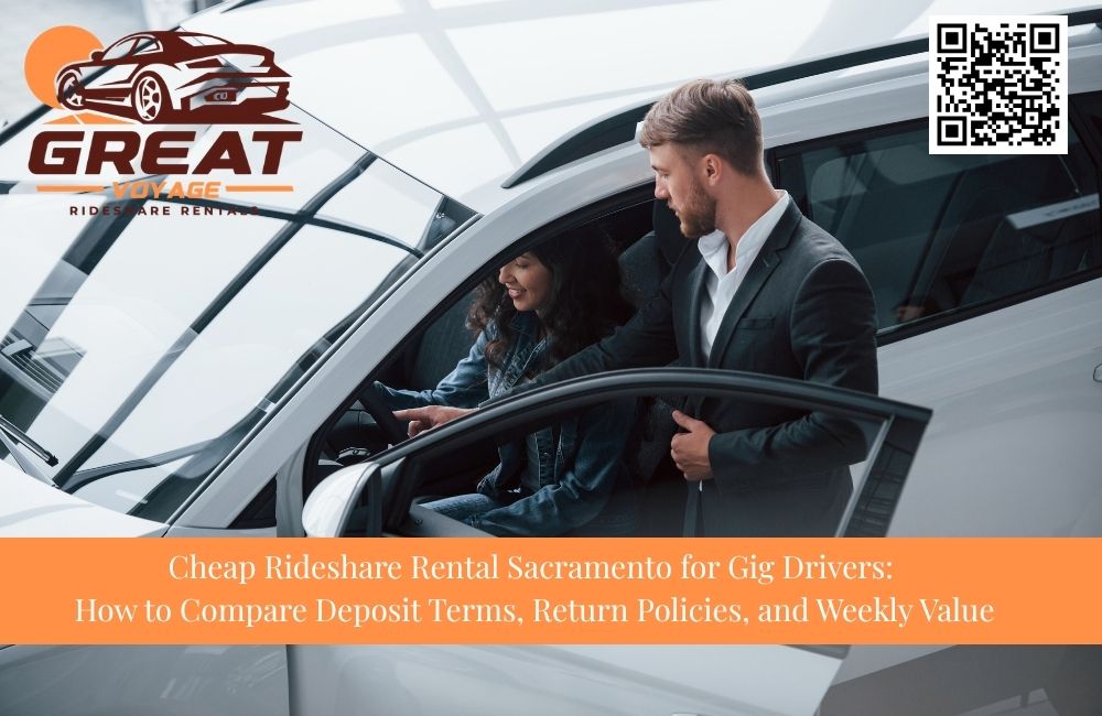 Cheap Rideshare Rental Sacramento for Gig Drivers: How to Compare Deposit Terms, Return Policies, and Weekly Value