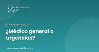 Cuándo ir al médico general y cuándo a urgencias?