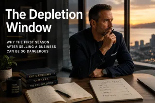 New The Depletion Window: Why the First Season After Selling a Business Can Be So Dangerous Post
