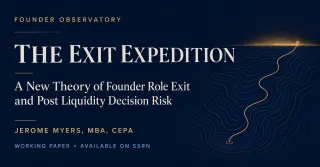 Jerome Myers Releases Exit Expedition Working Paper