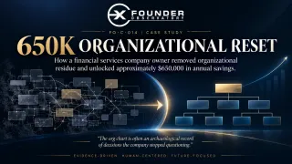 The $650,000 Organizational Reset