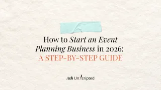 How to Start an Event Planning Business in 2026